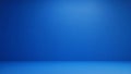 3D Mockup with Sapphire Blue to Navy Gradient Background and Central Spotlight Royalty Free Stock Photo