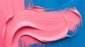 Vibrant Abstract Pink and Blue Oil Paint Art Texture Royalty Free Stock Photo
