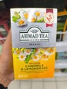 Malaysia November 2 2025 Ahmad Tea London Herbal Infusion Camomile Lemongrass Royalty Free Stock Photo