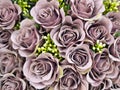 Malaysia November 2 2025 â Soft Lavender Artificial Rose Bouquet Close-up Royalty Free Stock Photo