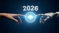 Foresight 2026: Human-AI Collaboration and Innovation Royalty Free Stock Photo