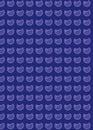 Seamless Blue Pattern Background with Minimal Abstract Icons, Modern Repeating Design Royalty Free Stock Photo