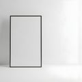 A minimalist design featuring a large, empty. Royalty Free Stock Photo