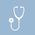 Doctor stethoscope vector icon