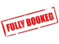 Fully booked stamp Royalty Free Stock Photo