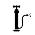 Old air pump vector icon Royalty Free Stock Photo