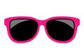 Pink glamour sunglasses icon Royalty Free Stock Photo