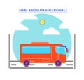 public-transport-clipart-03. Royalty Free Stock Photo