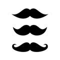 Retro moustaches icon