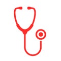Stethoscope vector icon Royalty Free Stock Photo