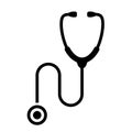 Stethoscope vector icon Royalty Free Stock Photo