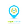 Target pin logo