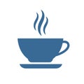 Tea or coffee cup vector icon Royalty Free Stock Photo