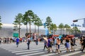 Untitled tourists at Dongdaemun Design Plaza on Jun 18, 2017 in