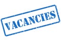 Vacancies vector stamp