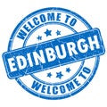 Welcome to Edinburgh stamp