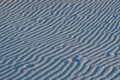 Untouched Sand Dune Ripples At The End Of The Day In White Sands Royalty Free Stock Photo