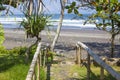 Untouched sandy beach