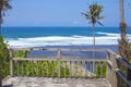 Untouched sandy beach