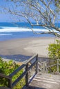 Untouched sandy beach