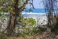 Untouched sandy beach