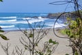 Untouched sandy beach Royalty Free Stock Photo