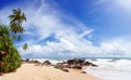 Untouched tropical beach in Sri Lanka Ambalangoda Royalty Free Stock Photo