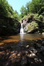 Untouched waterfall