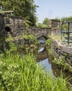 Unused canal waterway at Burrs Country Park Royalty Free Stock Photo