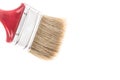 Unused clean paint brush isolated on white with copy space