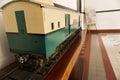 Unused old train at museum photo taken in Semarang Indonesia