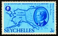 Unused post stamp Seychelles 1976, William H. Seward purchase Alaska