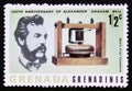 Unused postage stamp Grenada Grenadine 1977, Alexander Graham Bell