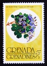 Unused postage stamp Grenada Grenadines 1976, Lignum Vitae, Guaiacum officinale Royalty Free Stock Photo