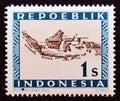 Unused postage stamp Republic Indonesia 1948, map of the islands of Indonesia