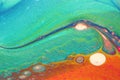 Unusual abstract painting with a watery, sea creature feel for backgrounds.