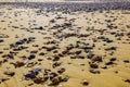 Unusual Africa, Morocco, Atlantic Ocean, beach sand and pebbles