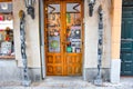 Unusual and ancient doors in Segovia Spain