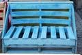 Unusual benches done with recycled wooden pallets