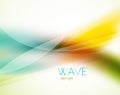 Unusual blur wave abstract background