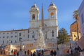 Unusual Christmas tree, Spanish steps in Rome