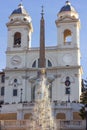 Unusual Christmas tree, Spanish steps in Rome