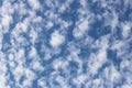 Unusual cloud formation for background. Royalty Free Stock Photo