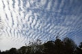 Unusual Cloud formation background Royalty Free Stock Photo