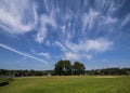 Unusual Cloud Formation in Blue Sky Royalty Free Stock Photo