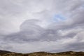 Unusual cloud formation in scotland Royalty Free Stock Photo