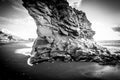 Unusual coastal rock formation Royalty Free Stock Photo