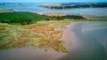 Unusual colourful formations revealed at low tide