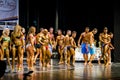 Stage full of Bodybuilders