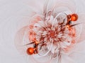 Unusual flower - abstract digitally generated image